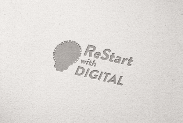 Logo restart with digital